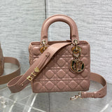 Lady 4 - Grid Dusty Pink New Monogram Strap, 6 Letters In Stock