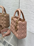 Lady 4 - Grid Dusty Pink New Monogram Strap, 6 Letters In Stock