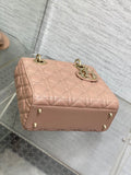 Lady 4 - Grid Dusty Pink New Monogram Strap, 6 Letters In Stock