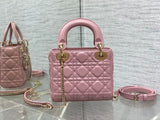 Lady 3-Grid Lotus Pink - Classic Must-Have In Stock