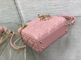 Lady 3-Grid Lotus Pink - Classic Must-Have In Stock