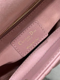 Lady 4-Grid Retro Pink New Monogram Strap, 6 Letters In Stock