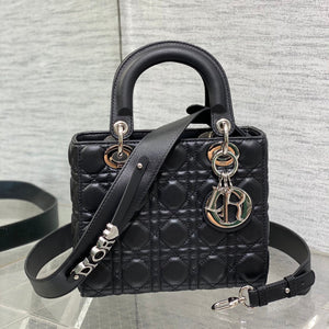 Lady 4-Grid Black Silver Buckle - New Spring/Summer Style