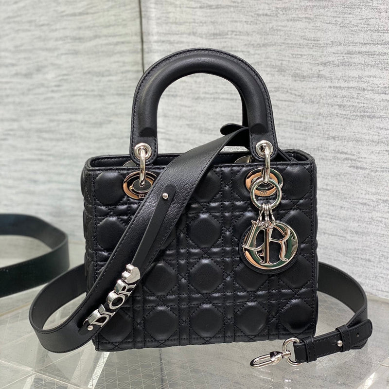 Lady 4-Grid Black Silver Buckle - New Spring/Summer Style