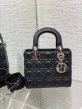 Lady 4-Grid Black Silver Buckle - New Spring/Summer Style