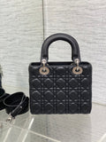 Lady 4-Grid Black Silver Buckle - New Spring/Summer Style
