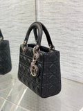 Lady 4-Grid Black Silver Buckle - New Spring/Summer Style