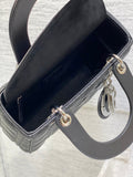 Lady 4-Grid Black Silver Buckle - New Spring/Summer Style