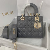 Lady 4-Grid Iron Grey - New Spring/Summer Color & Letter Strap