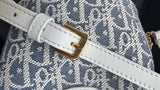 Miss Caro Latest Lucky Bag diorawstring, Blue Oblique, Bucket Bag & Style