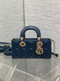 D-joy Small in Dark Blue 2 Straps, Stylish Diamond Design