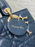 D-joy Small in Dark Blue 2 Straps, Stylish Diamond Design