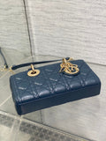 D-joy Small in Dark Blue 2 Straps, Stylish Diamond Design