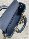 D-joy Small in Dark Blue 2 Straps, Stylish Diamond Design