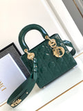 Lady Dark Green Detachable Strap, 6 Letters & Versatile Carry