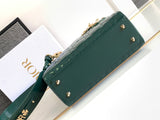 Lady Dark Green Detachable Strap, 6 Letters & Versatile Carry