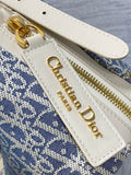 Journey Raffia Sky-blue Hobo, Gold Letters & Versatile Summer Design
