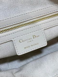 Journey Raffia Sky-blue Hobo, Gold Letters & Versatile Summer Design