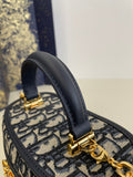 Montaigne Mini Vanity Blue Monogram, Mirror & Versatile Chain