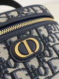Montaigne Mini Vanity Blue Monogram, Mirror & Versatile Chain