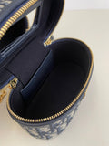 Montaigne Mini Vanity Blue Monogram, Mirror & Versatile Chain