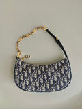 Lounge Armpit Bag Monogram Crescent, Adjustable Chain & Retro French