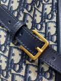 Blue Oblique Nolita Gold Handle, Detachable Strap & Casual Basket