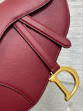 Burgundy CD Saddle Large Detachable Strap, Trending & Money-Saving