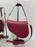Burgundy CD Saddle Large Detachable Strap, Trending & Money-Saving