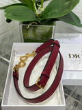 Burgundy CD Saddle Large Detachable Strap, Trending & Money-Saving