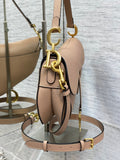 Palm Print Saddle Adjustable Strap, Nude Pink & Hot Style