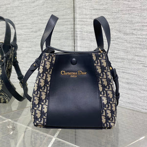 Blue Oblique Bucket Lightweight, Spacious & Street-Style Focus