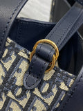 Blue Oblique Bucket Lightweight, Spacious & Street-Style Focus