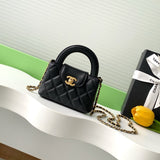 25B Kelly Mini Handle Bag in Sheepskin