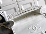 Fall-Winter 2025/26 Mini Flap Bag with Top Handle White