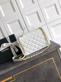 Fall-Winter 2025/26 Mini Flap Bag with Top Handle White